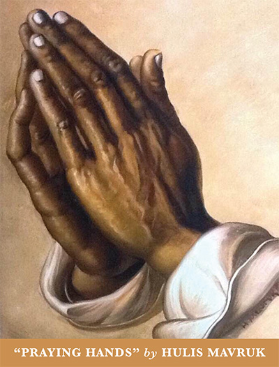 praying hands illustration